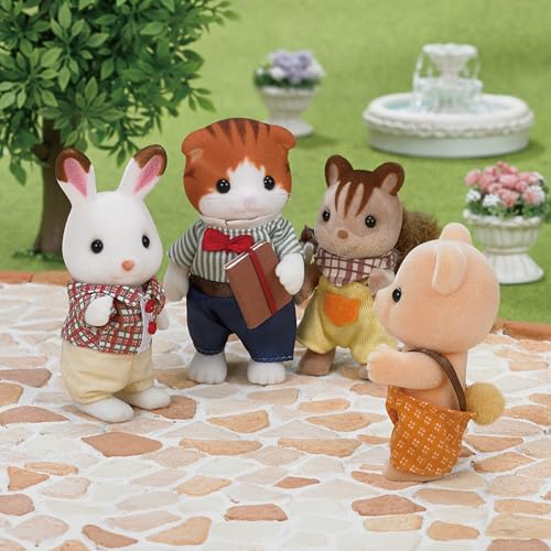 EPOCH Sylvanian Family Doll Maple Cat Family FS-30 miniatura 5