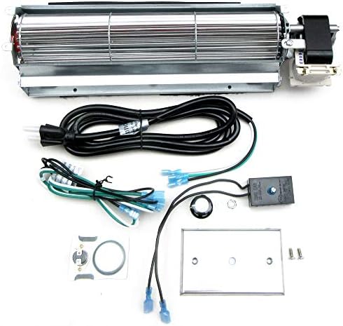 bbq factory BKT GA3650T GA3650TB GA3700T GA3700TA Fireplace Blower Fan KIT for Desa, FMI, Vanguard, Vexar, Comfort Flame Glow, Rotom