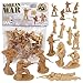 BMC Korean War Winter Battle - 16pc Tan North Korean & Chinese Soldier Figures