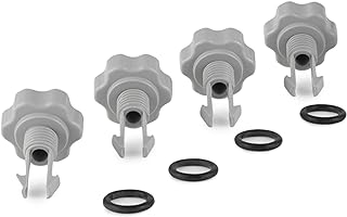 Intex 25002 Set of Air Release Valves with O Rings for Filter Pumps (4 Pack)