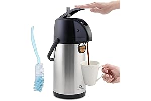 Airpot Coffee Dispenser Thermal with Pump, 3L / 102 Oz Capacity