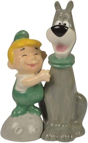 Westland Giftware The Jetsons - Juego de salero y pimentero magnético Elroy y Astro, 4 pulgadas