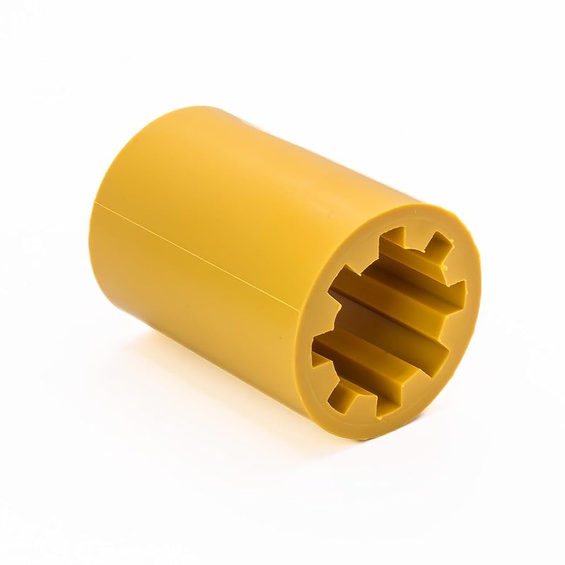 Capa de acoplamento flexível para bomba de vácuo PR77 SURPOUF, amarela