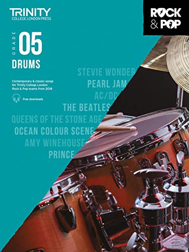 Trinity Rock & Pop 2018 Drums Grade 5 livre partition batterie