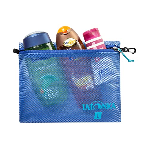 Tatonka Zip Pouch, Flat Storage and Document Bag in Various Sizes and as a Set, Transparent, Waterproof and Robust, Blue - Image 3