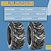 18x8.50-10 Lawn Tractor Mower Tires Lug R-4 R4 Skid Steer 18x8.5-10 Bar, Heavy Duty 18x8.5-10 Bar Tread for Enhanced Traction and Durability, Ideal for Heavy-Duty Lawn Equipment and Mowers