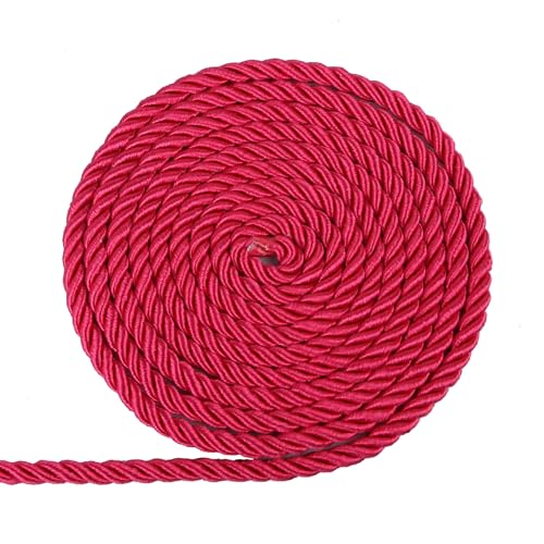 BEL AVENIR 6mm 16Yards Twisted Cord Rope Decorative Cording for Sewing