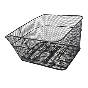 YiQinzcxg Robuster Fahrrad Aufbewahrungskorb Schwarz