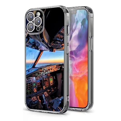 Coque iPhone 12 Mini cockpit avion pour pilote en voyage