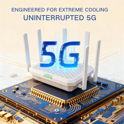 Image of InHand Networks 5G Router AX3600 WiFi 6 Cellular Router,Certified by Verizon,AT&T,T-Mobile,Link Backup, Cloud Managed,2x2.5GbE Ports,Internet for RV,Mobile Business,Rural Home & Office (for Verizon)