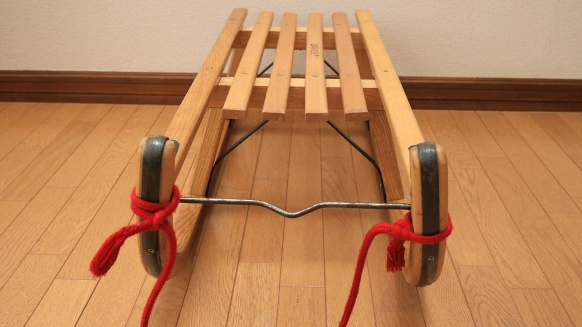 DAVOS ダボス 木製ソリ アンティーク ヴィンテージ 2025年最新