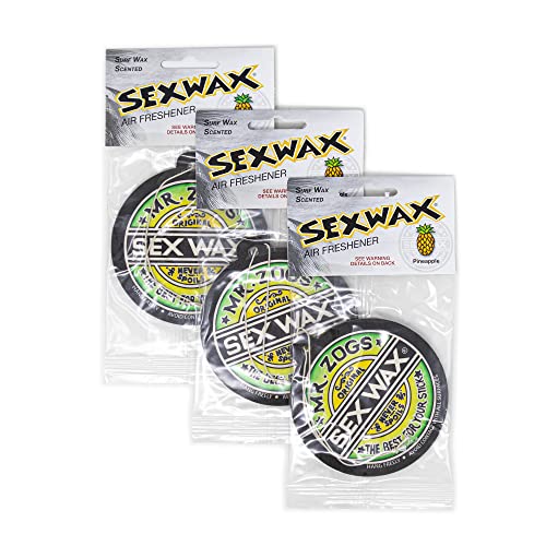 Image of Sex Wax Air Freshener (3-Pack, Pineapple)