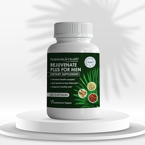 Miniatura 2 de Rawleigh Rejuvenate Plus para hombres 60 cápsulas - Suplemento de próstata para la salud masculina con palma enana, concentrado de semillas de