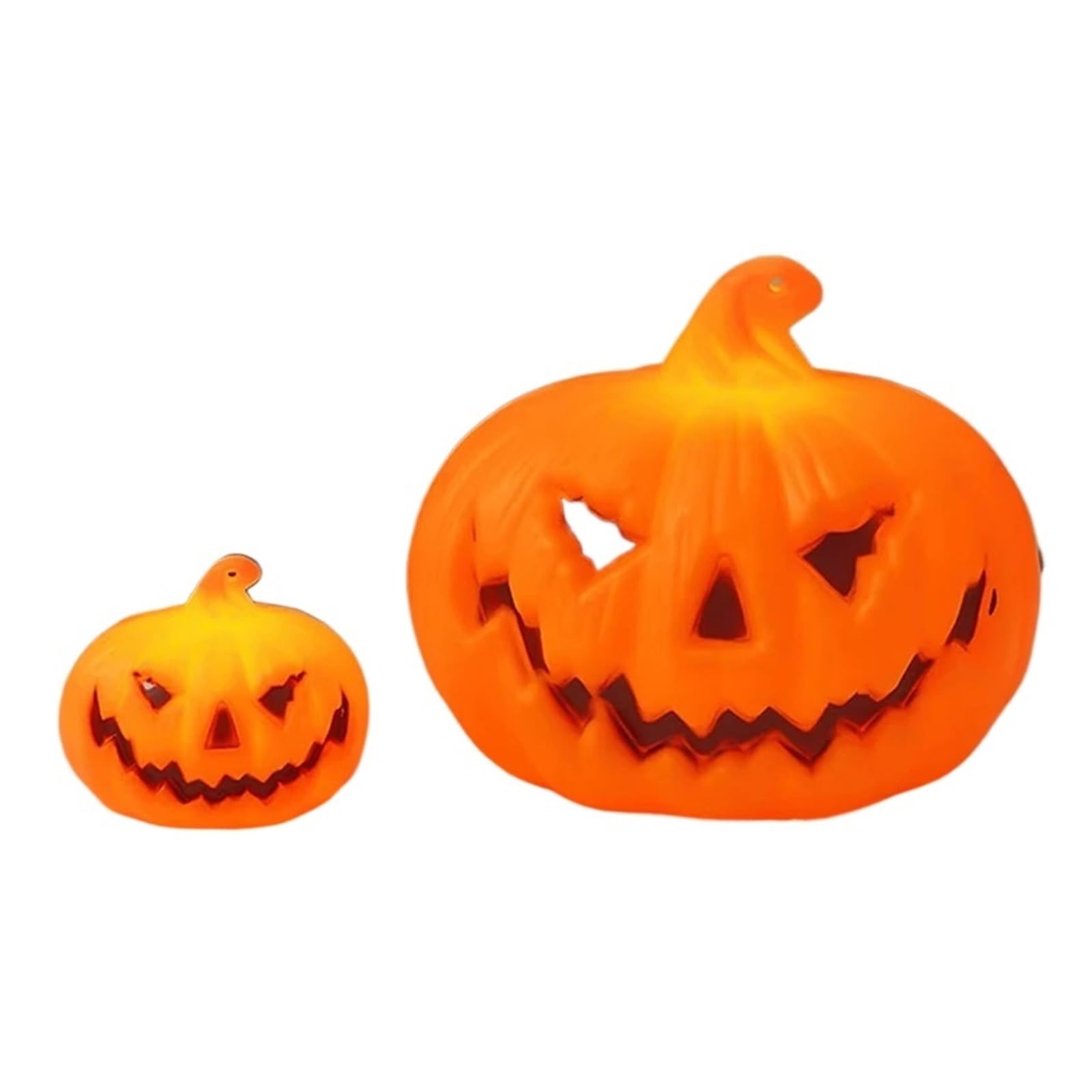 Pumpkin Lantern Candle Light Halloween Skull