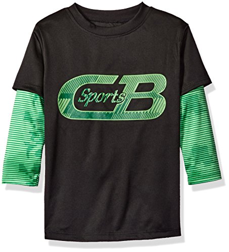 CB Sports Boys' Athletic Long Sleeve Hangdown T-Shirt