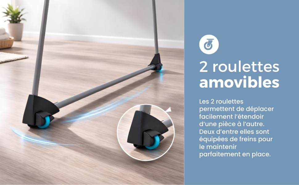 Séchoir à linge en acier MELTA Dynamik structure stable premium - 7