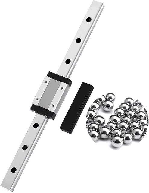 MGN12H Linear Rail Guide 450mm with MGN12H Carriage Block for DIY Printer and CNC Machines (Type-H, 450mm)