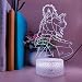 Produktbild Domrx Nachtlicht Dämonentöter Lampe 3D LED Nachtlicht Geburtstag Urlaub Geschenke Toy-08_Bluetooth Base_United States