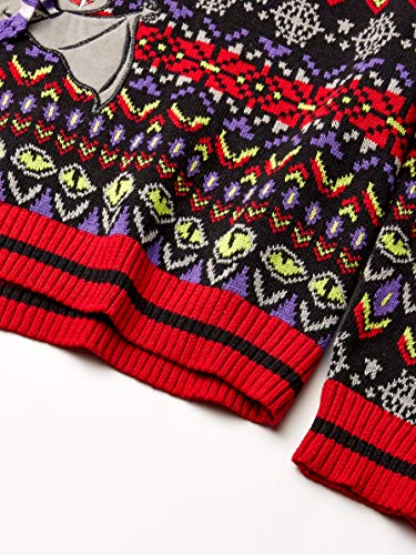 Blizzard Bay Mens Blizzard Bay Men's Ugly Christmas Bats Sweater, Red/Black, Large Us #TOP4