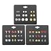 Finrezio 27 Pairs Multiple Stud Earrings for Women Girls Cute Animal-Face Crystals and Faux Pearl Earrings Set