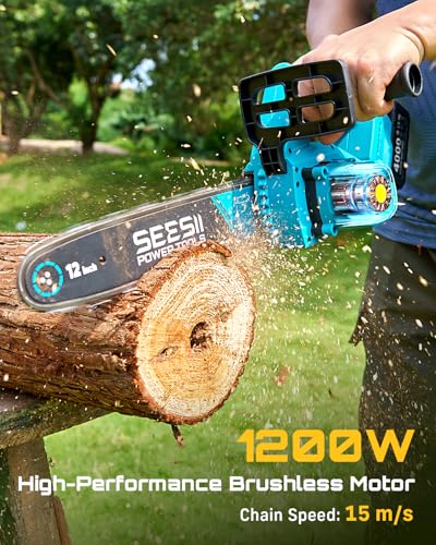 SEESII 12-Inch Cordless Chainsaw