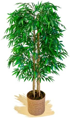 Maia Shop Artificial Bamboo Tree with Natural Canes, Made with the Best Materials, Ideal for Home Decoration, Artificial Plant (180cm)