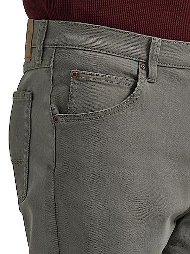 Wrangler Authentics Men's Classic 5-Pocket Relaxed Fit Flex Jean Gargoyle 42W x 29L