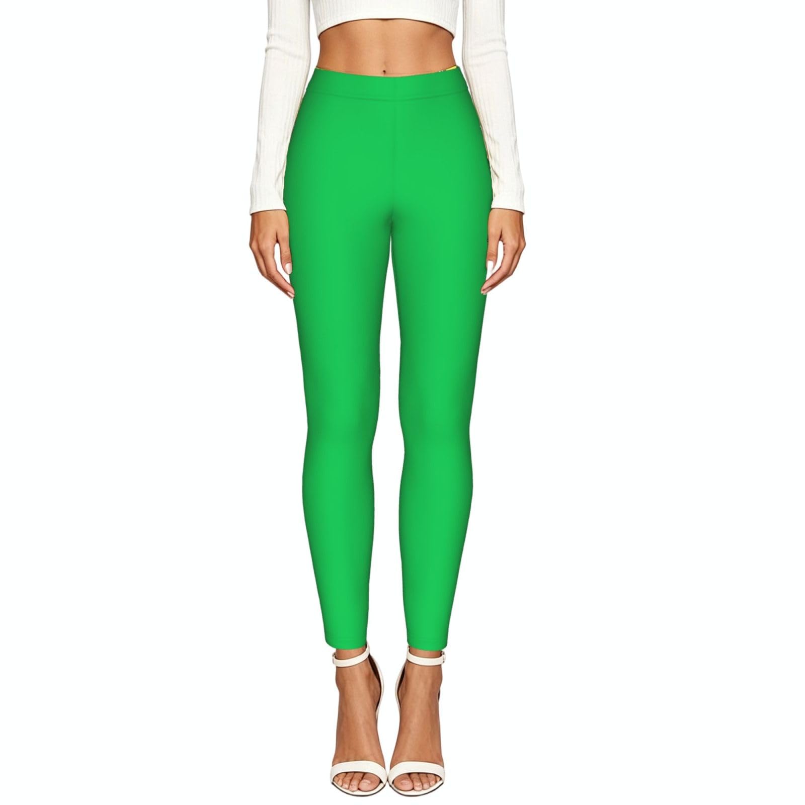 Leggings suaves y elásticos casuales para mujer | Tela suave y agradable al tacto, adecuada para uso en la oficina, entrenamiento, uso diario