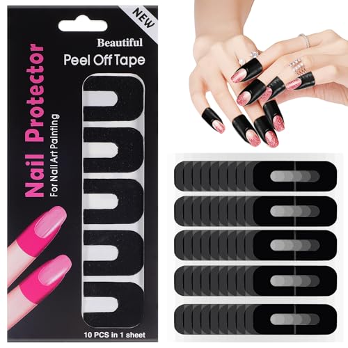 NOLITOY 100�� ���ڂ�h�~�X�e�b�J�[�A�l�C���|���b�V���v���e�N�^�[ �s�[���I�t�X�e�b�J�[ �g���̂�U���^�e�[�v �l�C���y�C���e�B���O�X�^���s���O�p