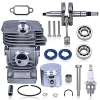 Mtanlo Zylinderkolbensatz für Stihl MS291 MS291C MS271 MS271C Kettensäge, Zylinder mit Lagern, Öldichtungen, Zündkerze, ersetzt 1141 020 1206