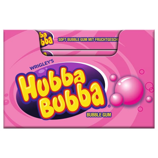 Hubba Bubba Big Babol, Chicle con Sabor a Frutas, Paquete de 20, 700g
