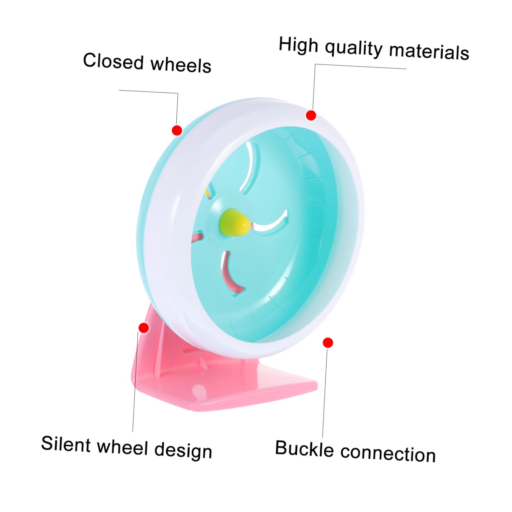 minkissy 2 Piezas Rueda De Hámster Ejercicio para Mascotas Rueda De Ratón Perro Conmemorativo Rueda De Ejercicio para Hámster Páginas Conejillo De Indias Juego De Juguetes Aptitud Física