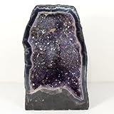 Huge 21.8lb 12.3' Gorgeous Cathedral Amethyst Geode w/Quartz Crystals Natural Purple Sparkling Druzy Mineral Cluster Extra Grade Gemstone - Brazil