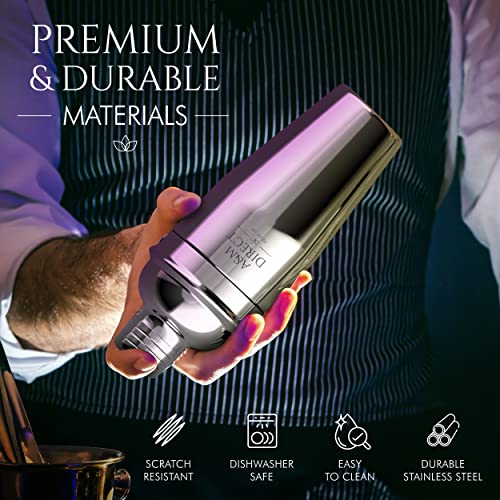 image for A&M DIRECT TRUST US Cocktail set Bartender Kit and Cocktail Shaker: 10