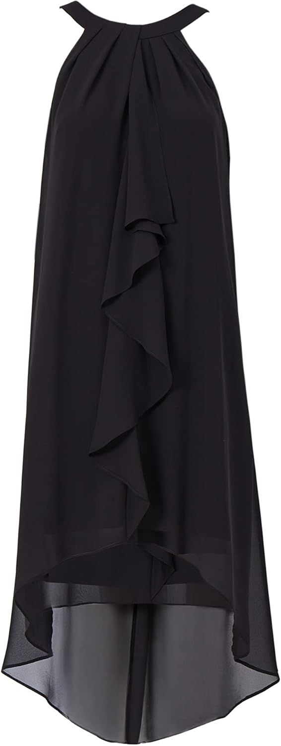Adrianna Papell Womens Chiffon and Jersey Dress - Image 5