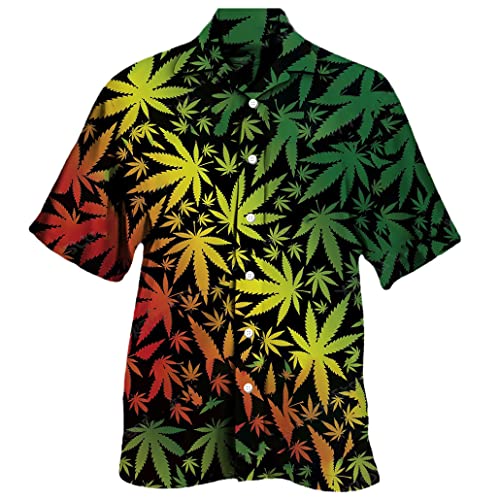 Chemise d'été pour homme anti coup de chaleur style décontracté manches courtes coupe grande taille