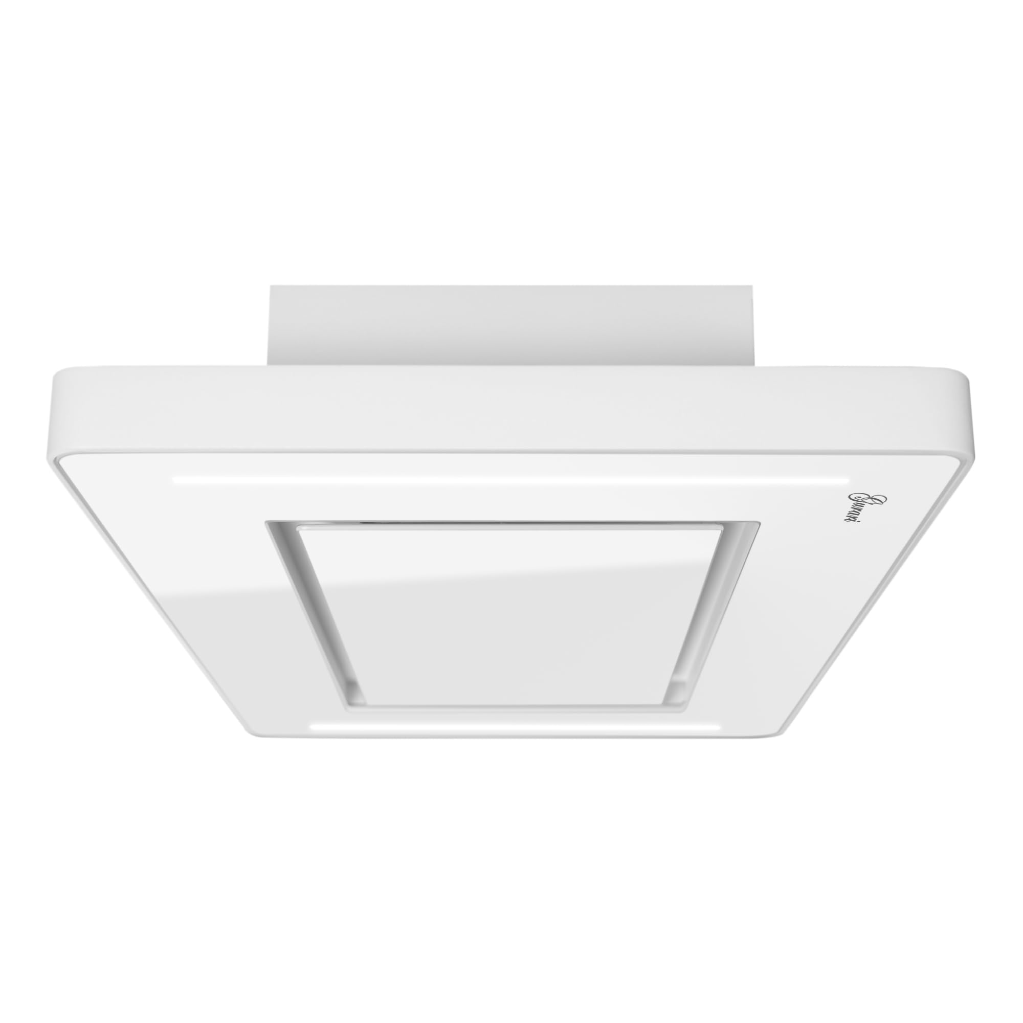 Gurari GCH 790 WH Diamond Deckenhaube Umluft Dunstabzugshaube 90 cm 850m³/ h Weiß-Design