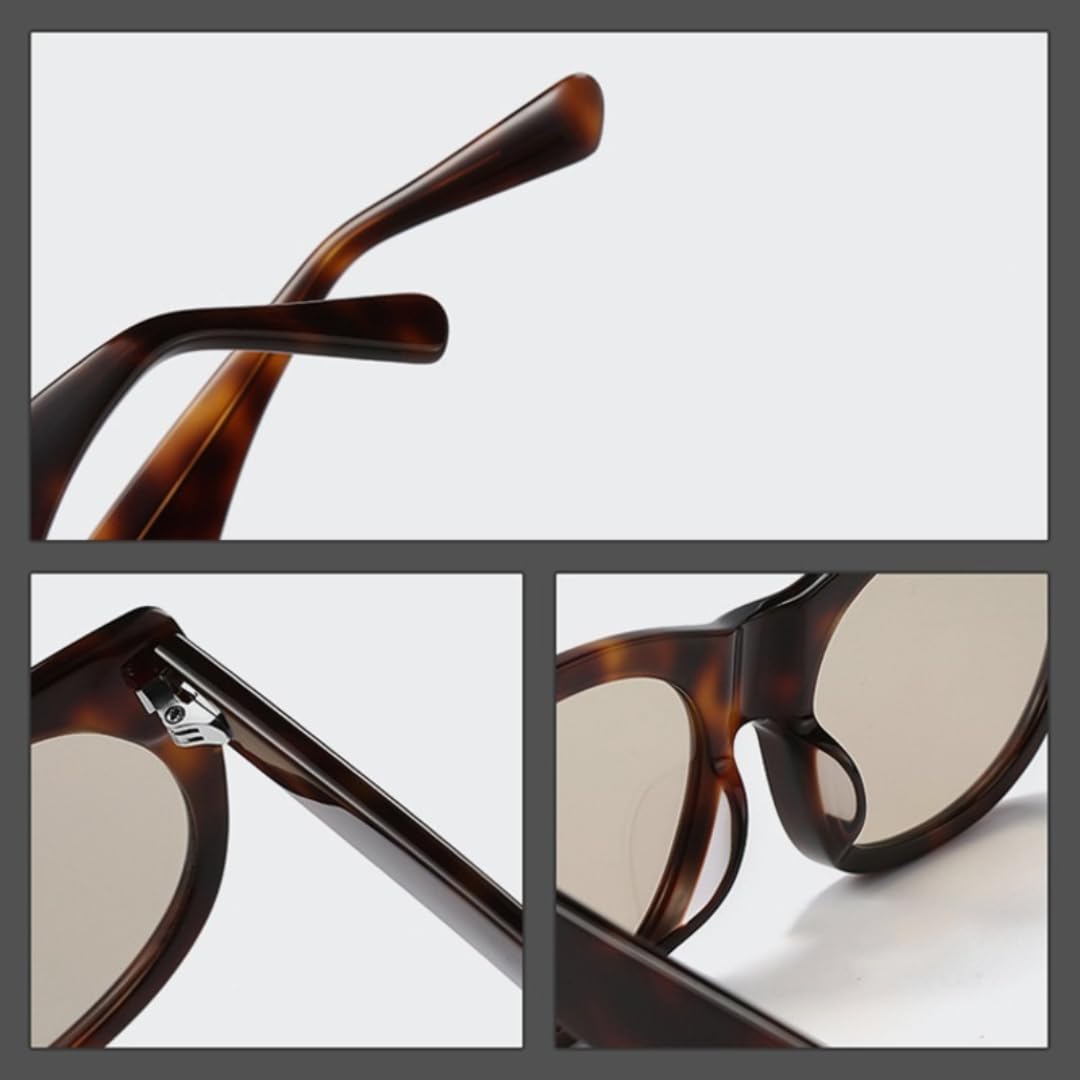 Occhiali da sole oversize in acetato con protezione UV400