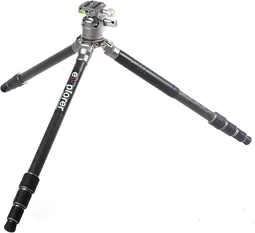 Miniatura 4 de Explorer EX-EXP Expedition - Trípodemonopie de viaje de fibra de carbono de 4 secciones con cabezal de bola BX-33