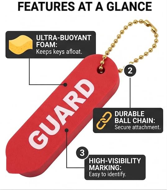 Kemp USA Keychain in Red With White Guard Logo image 5