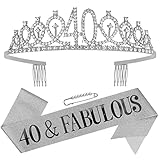 40 Birthday Decorations for Women, Aprince 40th Birthday Gifts for Women, Party Decorations for 40th...