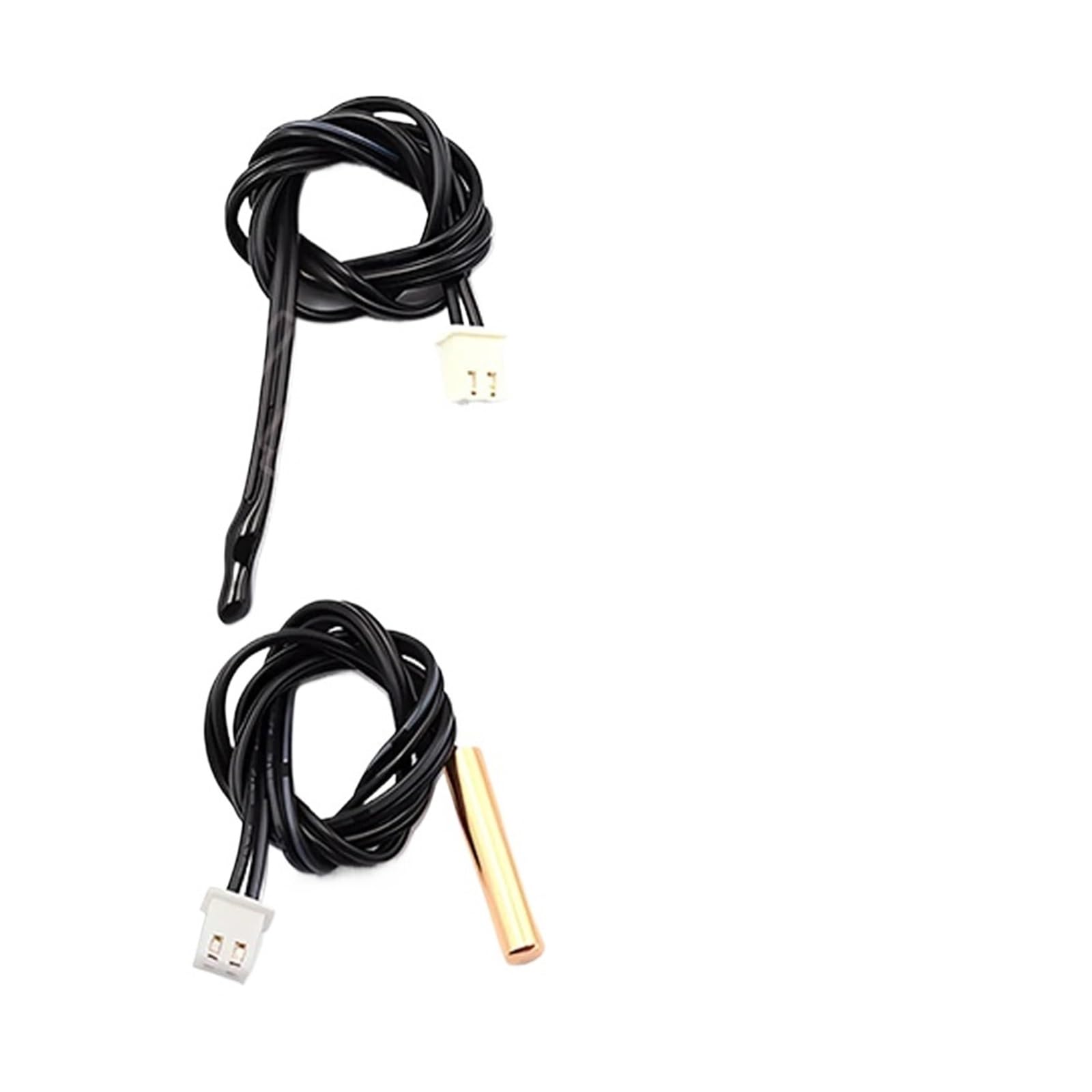 HIZON Sensor de Temperatura de Aire Acondicionado Universal 100PCS | Termistor de cobre de goma del sensor de temperatura de la cabeza 5k 10K 15k 20K 25K 50K NTC(5K)