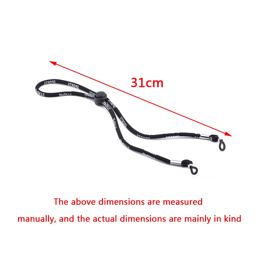 TOSSPER Holder Occhiali Cinghia Regolabile Cord Occhiali Lanyard Occhiali Stringa Collana degli Occhiali Fermo Catena (Blu