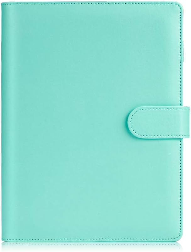 Sooez A5 Notebook Binder, 6 Ring Planner with Stylish Design, Loose Leaf Personal