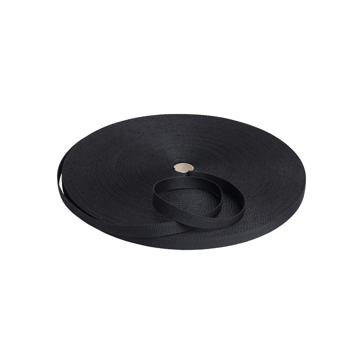 Gurtband Polyester (PES) Breite 25mm Stärke 1mm 1200kg schwarz VE 13m