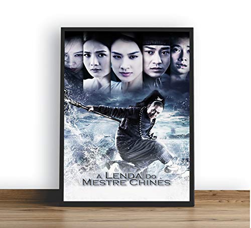 Quadro Decorativo Poste A Lenda Do Mestre Chines Kung Fu