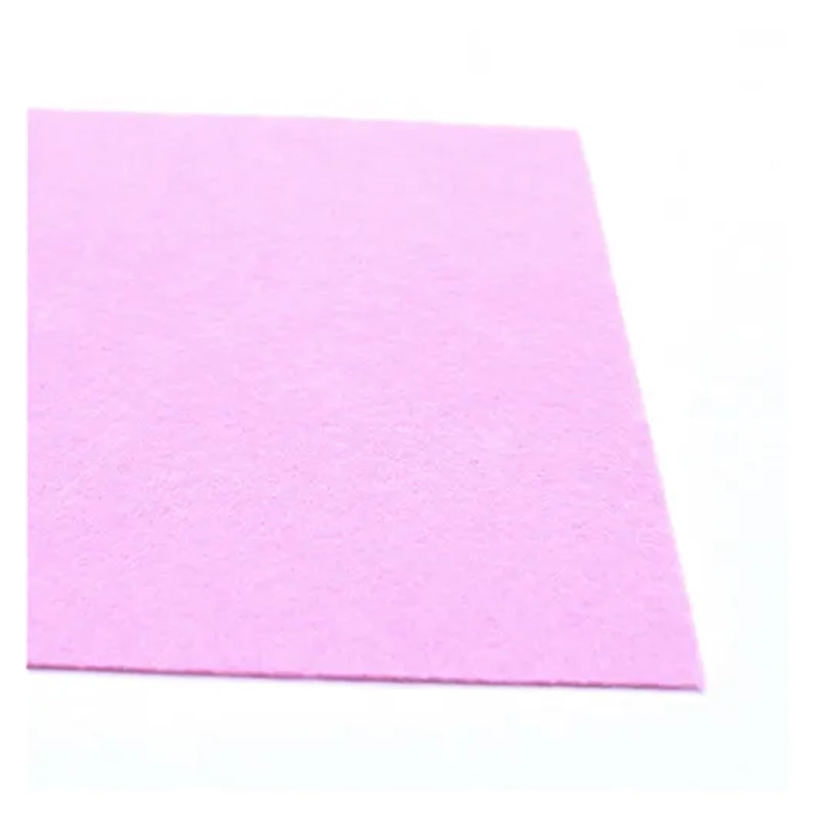 Felt Fabric Sheet, Nonwoven Polyester Felt 2mm Multicolor DIY Patchwork 30x30 50x50cm(Roze,50 x50 cm)