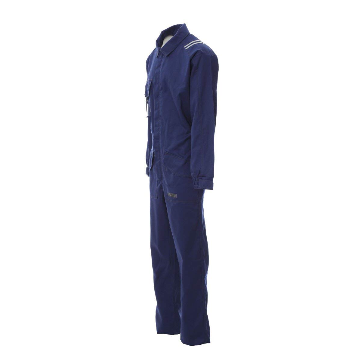 Payper TOTAL-PRO 2.0 Tuta da lavoro uomo cotone antistatico antiacido ignifugo per saldatori Blu Navy (M)