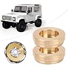 19. Inch CNC Machining Brass Internal Counterweight for 4 RC Car Wheel Hub, Brass Wheel Weight, Performance Wheel Hub Counterweight with 12mm Hex Compatibility,
