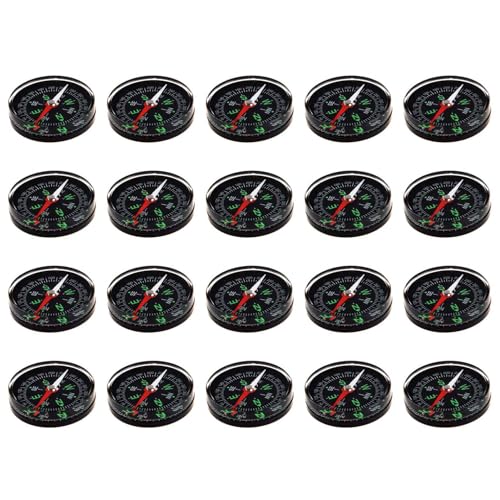 Brújula de camping transparente de 40 mm para tus rutas de senderismo